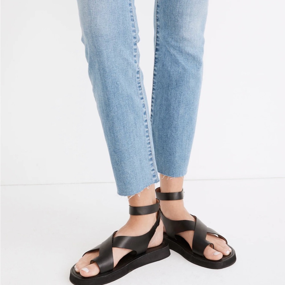 Madewell Natasha Black Leather Sandals